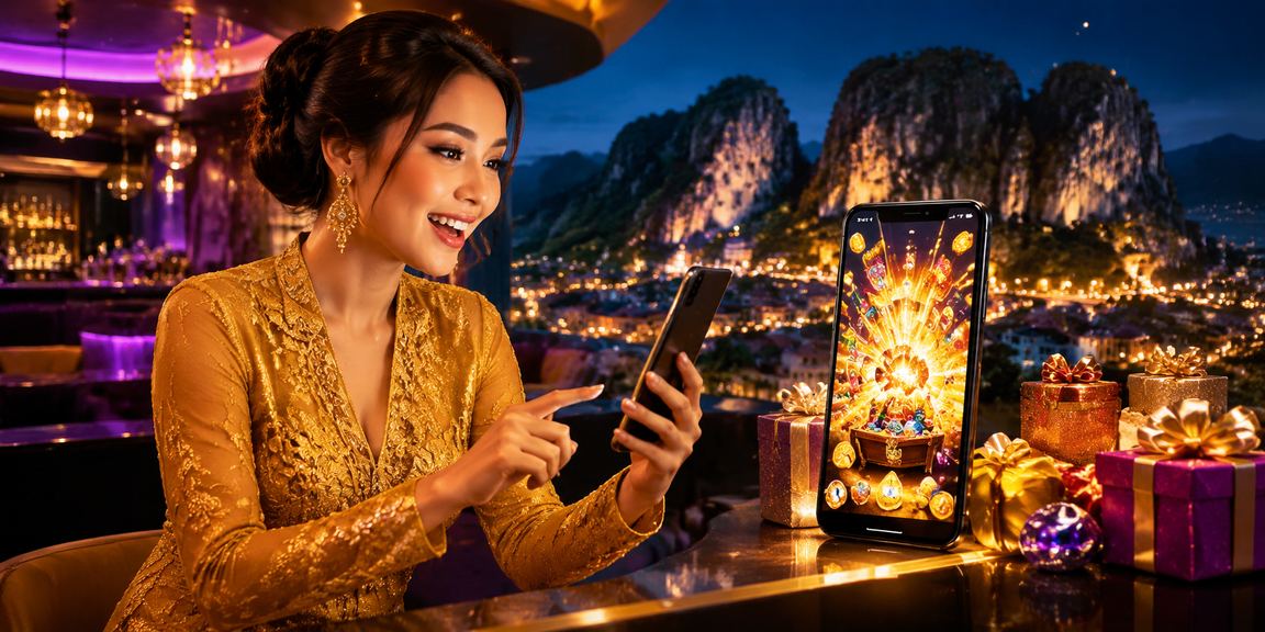 Pengguna Malaysia mengakses aplikasi kasino mudah alih 9600x di Ipoh