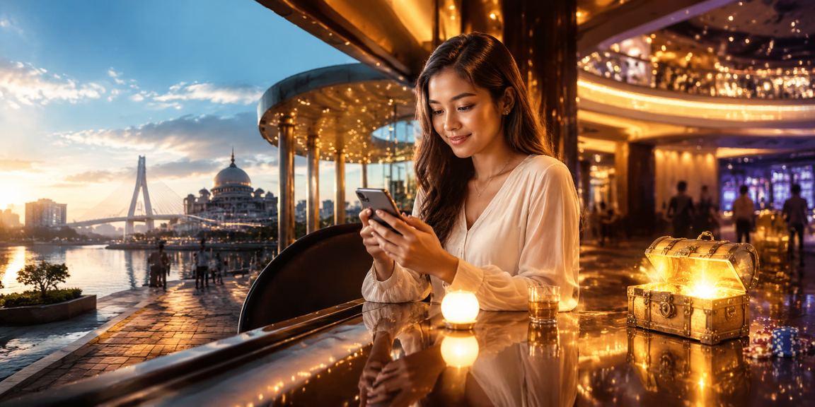 Pengguna Malaysia melakukan deposit selamat di platform 9600x di Putrajaya